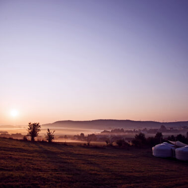 Erste Nebel - wir ziehen ein und der Sommer sagt langsam auf Wiedersehen