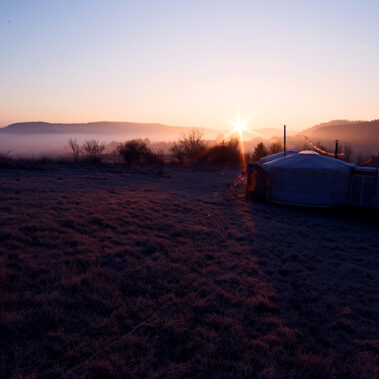Morgenstund im Hühnergrund