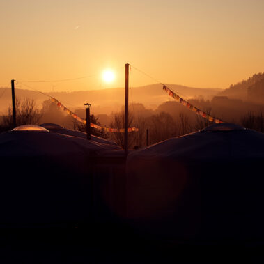 Morgenstund im Hühnergrund